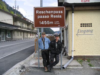 Pause am ersten Pass