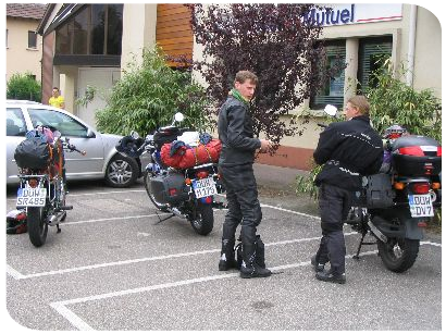 Der Tacho bei beginn...